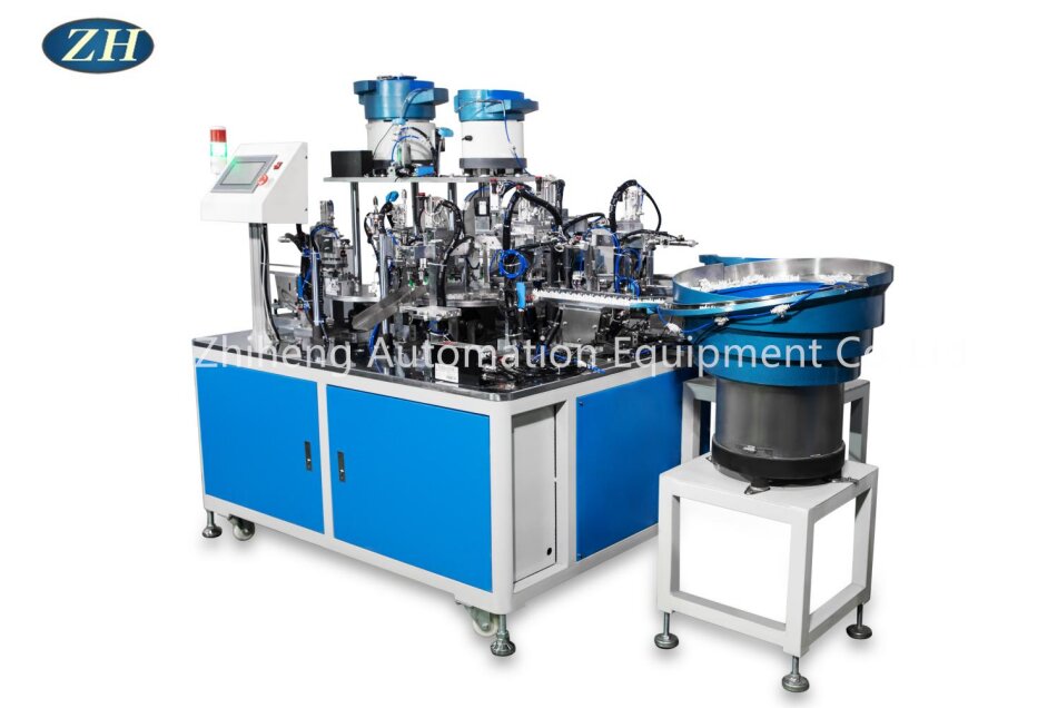 Push-button assembly machine line