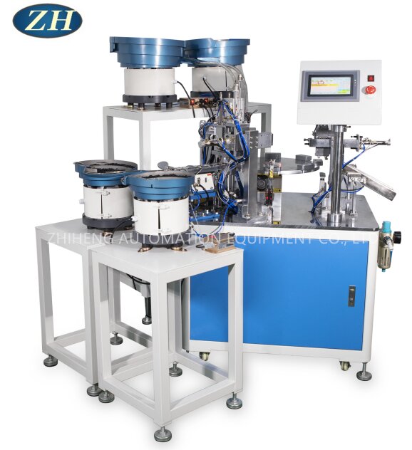White Rod Sealing Ring Automatic Assembly Machine High Precision
