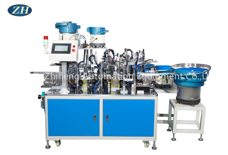 Push-button assembly machine line