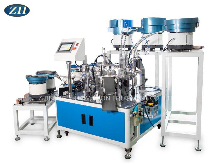 White Rod Sealing Ring Spring Assembly Machine Strong Flexibility